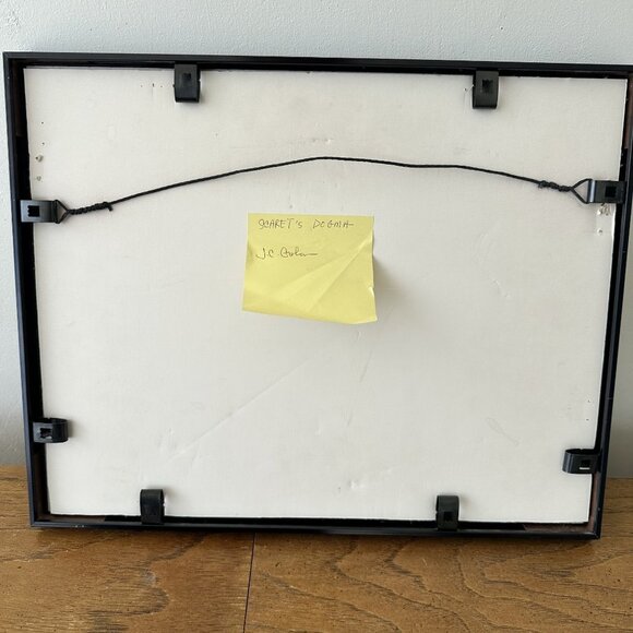 Collage art and painting signed by J.C. Graham - Picture 5 of 5